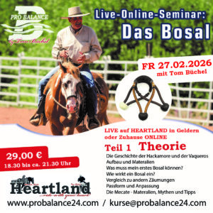 Hier klicken für Inhalt: Bosal 1 – Theorie & History
