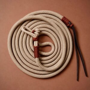 Bodenarbeitsseil 5/8"- 5 Meter - mit Lederklatsche